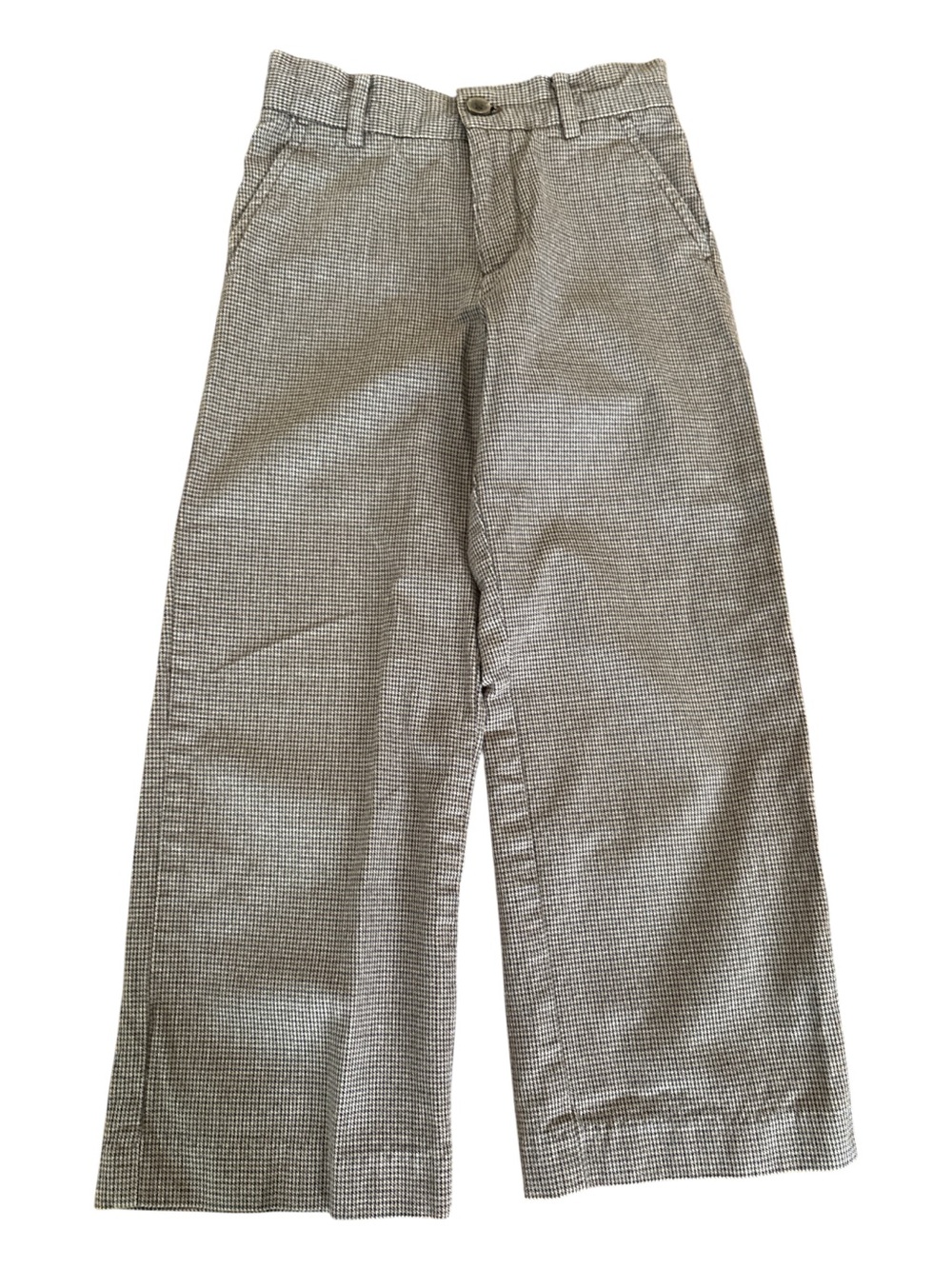 JANIE AND JACK BROWN HOUNDSTOOTH DRESS UP/BACK TO SCHOOL PANTS BOYS SZ 6